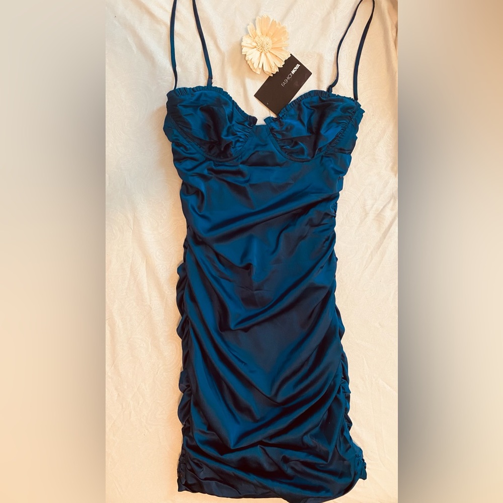 Fashion Nova Satin Mini Dress